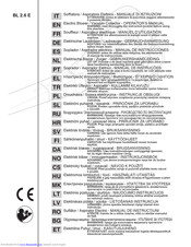 Global garden products BL 2.6 E Operator's Manual