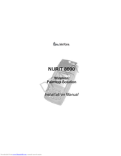 VeriFone NURIT 8000 Installation Manual