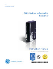 GE D485 Instruction Manual