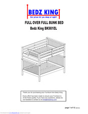Bedz King BK981EL Assembly Instructions Manual
