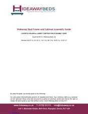 Hideaway Beds CAVOBT(E) Assembly Manual