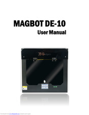 3D Gadgets MAGBOT DE-10 User Manual