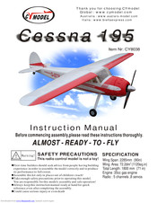 Cymodel Cessna 195 Instruction Manual