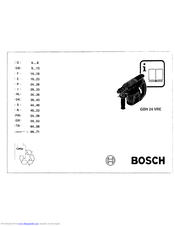 Bosch GBH 24 VRE 0 611 255 7 Manual