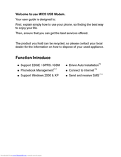 Telit Wireless Solutions MX20 User Manual