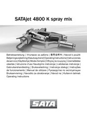 SATA SATAjet 4800 K spray mix Operating Instructions Manual