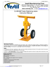 Vestil CJ-BEAM Instruction Manual