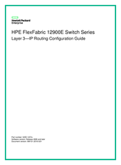 HP FlexFabric 12900E series Configuration Manual