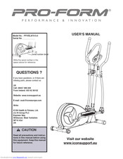 Pro-Form PFIVEL87513.0 User Manual