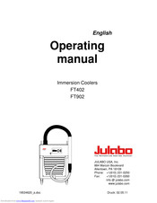 Julabo FT402 Operating Manual
