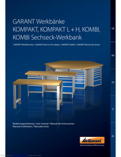 Garant KOMBI hexagonal workbenches User Manual