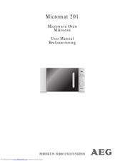 AEG Micromat 201 User Manual