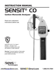 Sensit CO Instruction Manual