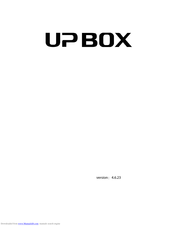 TierTime UP BOX User Manual