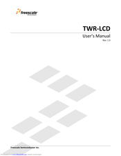 Freescale Semiconductor TWR-LCD User Manual