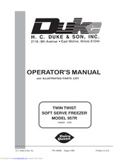 Duke 957R Operator's Manual