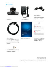 Huawei VPC800 Quick Start Manual