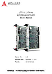 ADLINK Technology cPCI-6210 Series User Manual