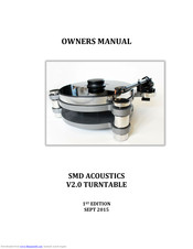SMD ACOUSTICS V2.0 Owner's Manual