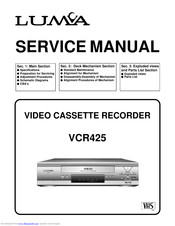Luma VCR425 Service Manual