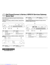 Dell J-SRX210H-POE Quick Start Manual