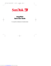 SanDisk imagemate MultiMediaCard Quick Start Manual