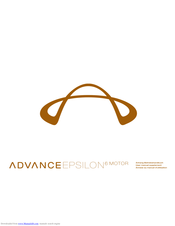 Advance acoustic Epsilon 6 Motor User's Manual Supplement