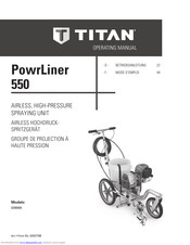 Titan Tool PowrLiner 550 Operating Manual
