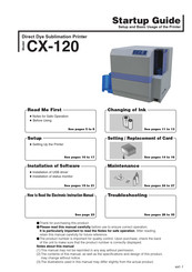 Victor Data Systems CX-120 Series Startup Manual