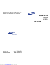 Samsung SCH-X601 User Manual