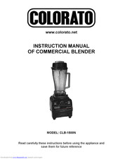 Colorato CLB-1500N Instruction Manual