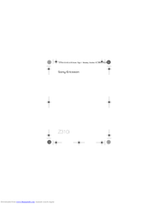 Sony Ericsson Z310i Manual