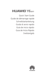 Huawei Y6 Quick Start Manual