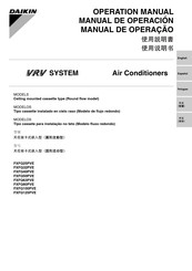 Daikin FXFQ80PVE Operation Manual