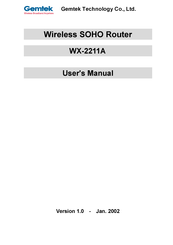Gemtek WX-2211A User Manual