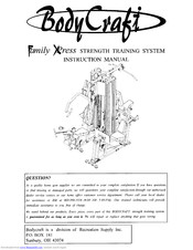 BodyCraft Family Xpress Instruction Manual