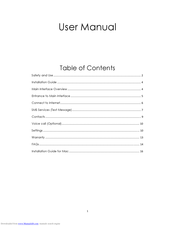 Alcatel One Touch X210X User Manual