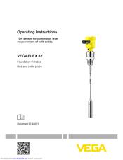 Vega VEGAFLEX 82 Operating Instructions Manual