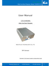 Redutelco PODRP27CT User Manual