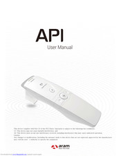 Aram API100 User Manual