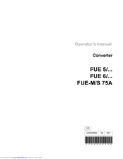 Wacker Neuson FUE 5/250/200 Operator's Manual