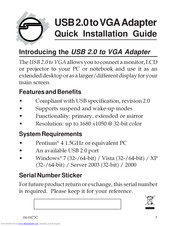 SIIG JU-000071-S1 Quick Installation Manual