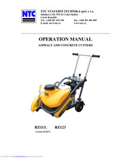 NTC RZ113 Operation Manual