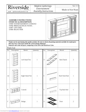 Riverside 15344 Assembly Instructions Manual