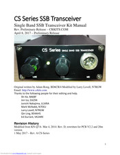 CRKITS CS Series Manual