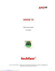 TECH FASS APS 400 NREM 76 User Manual