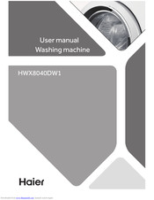 Haier HWX8040DW1 User Manual