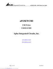 Aplus aP23KWC8D User Manual
