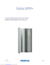 Nokia BPM+ Installation And Operating Instructions Manual