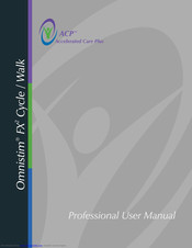 Accelerated Care Plus OMNISTIM FX2 CYCLE/WALK User Manual